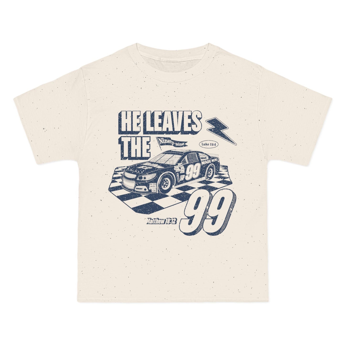 He Leaves the 99 - Natural Heavyweight Tee