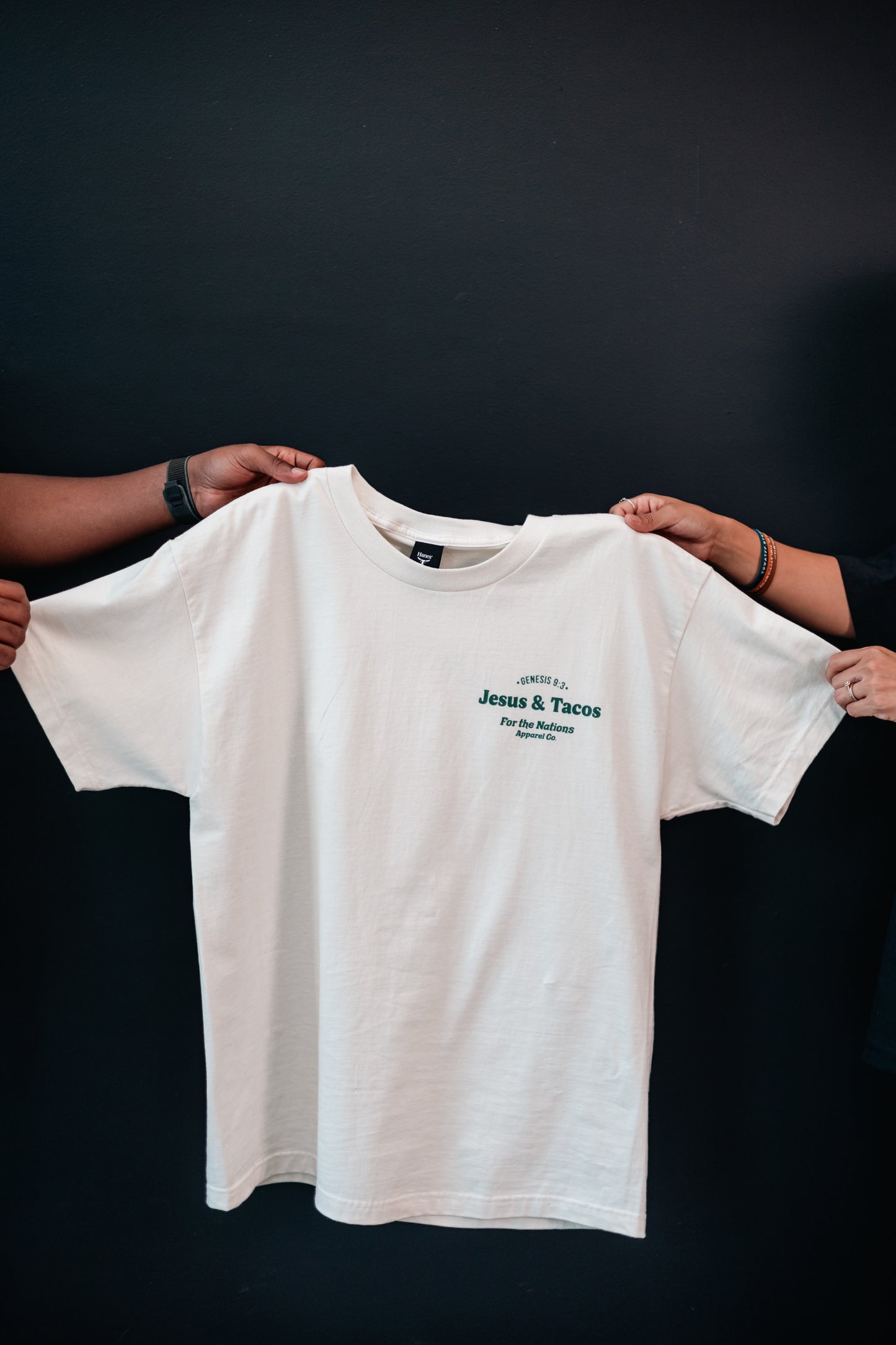 Jesus & Tacos - Natural Heavyweight Tee
