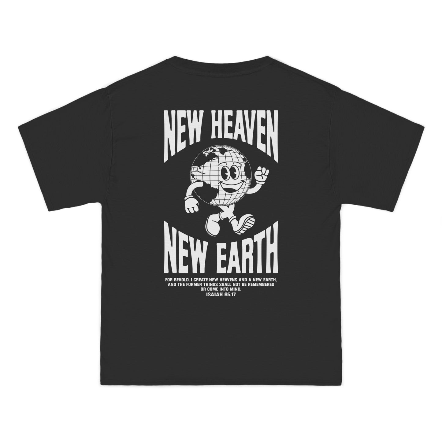 New Heaven New Earth - Black Heavyweight Tee