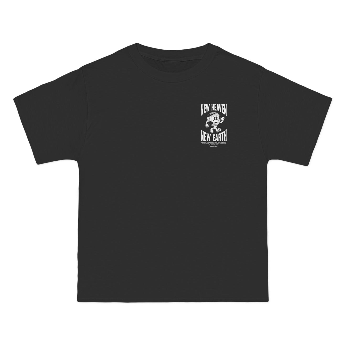New Heaven New Earth - Black Heavyweight Tee