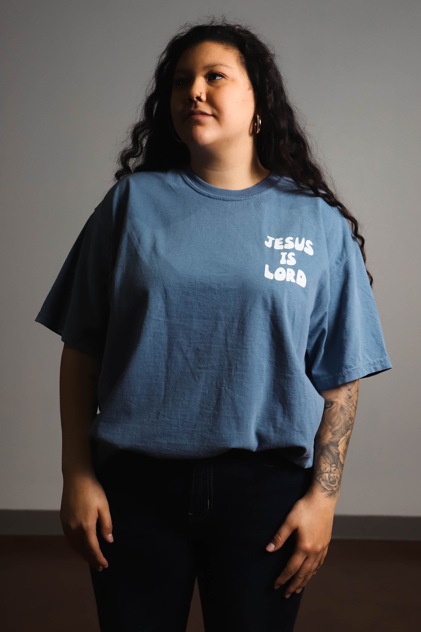 Jesus is Lord - Blue Jean Tee
