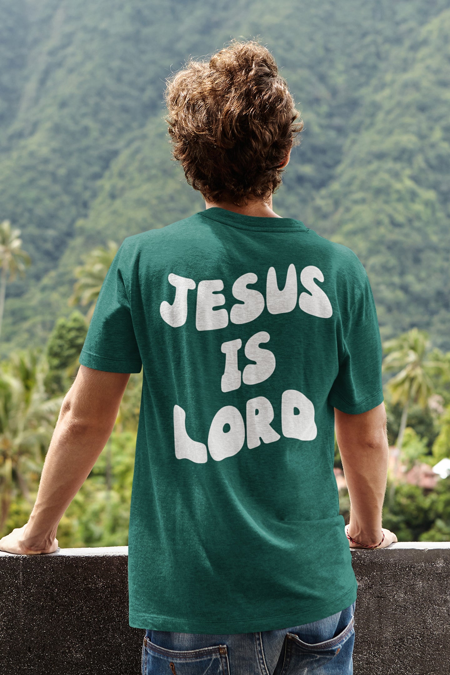 Jesus is Lord - Blue Spruce Tee