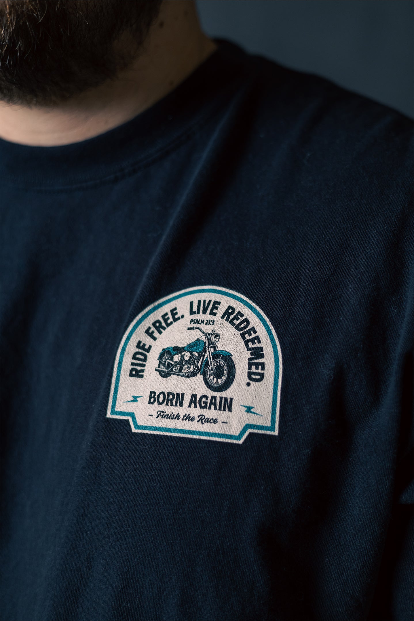 Born Again - Black Tee