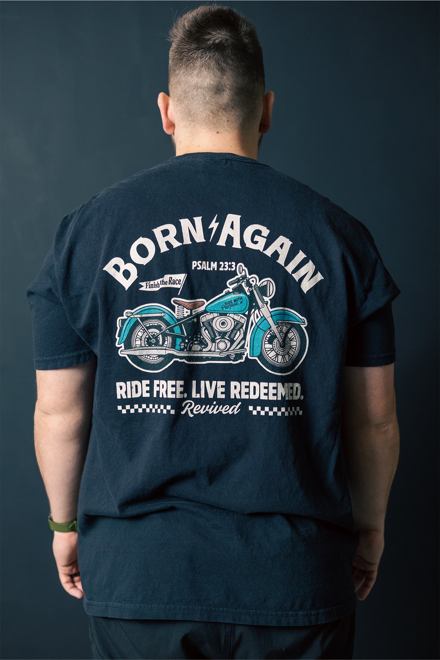 Born Again - Black Tee