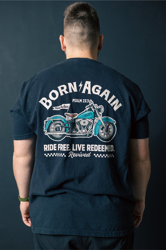 Born Again - Black Tee