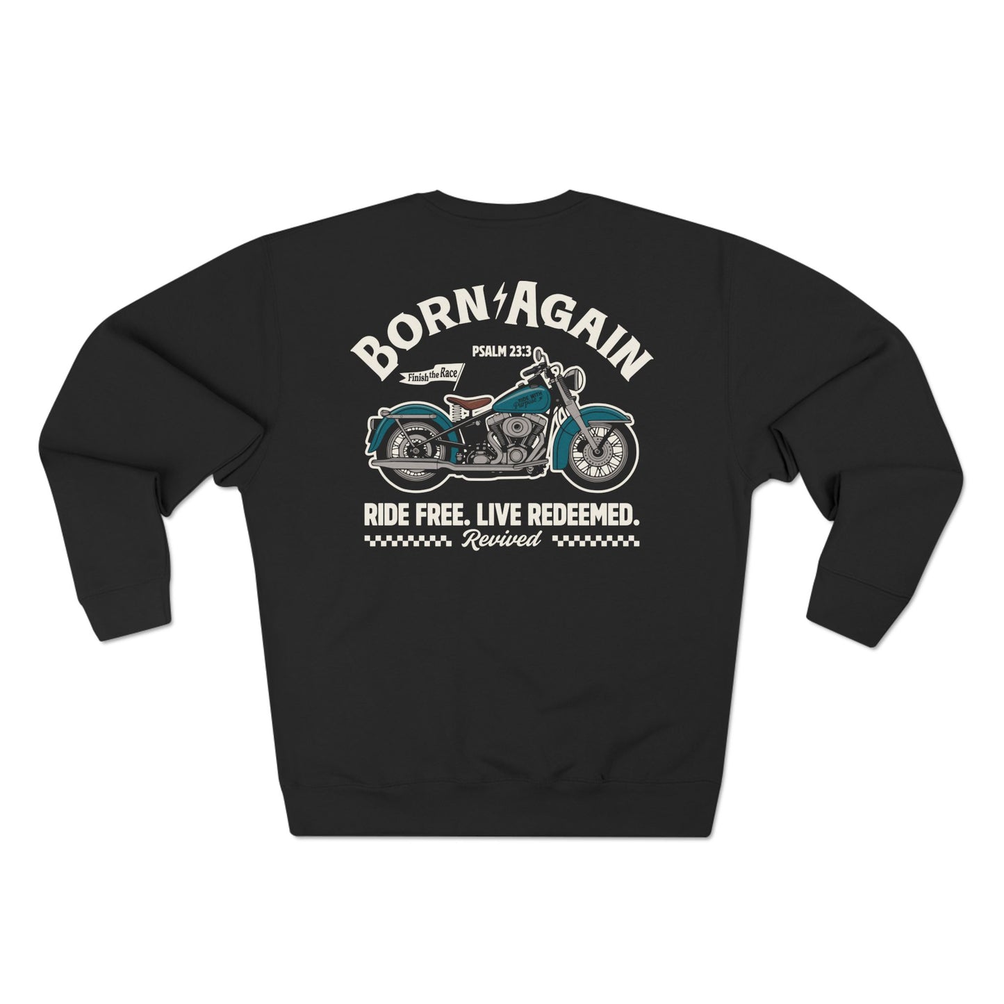 Born Again - Black Crewneck Sweatshirt