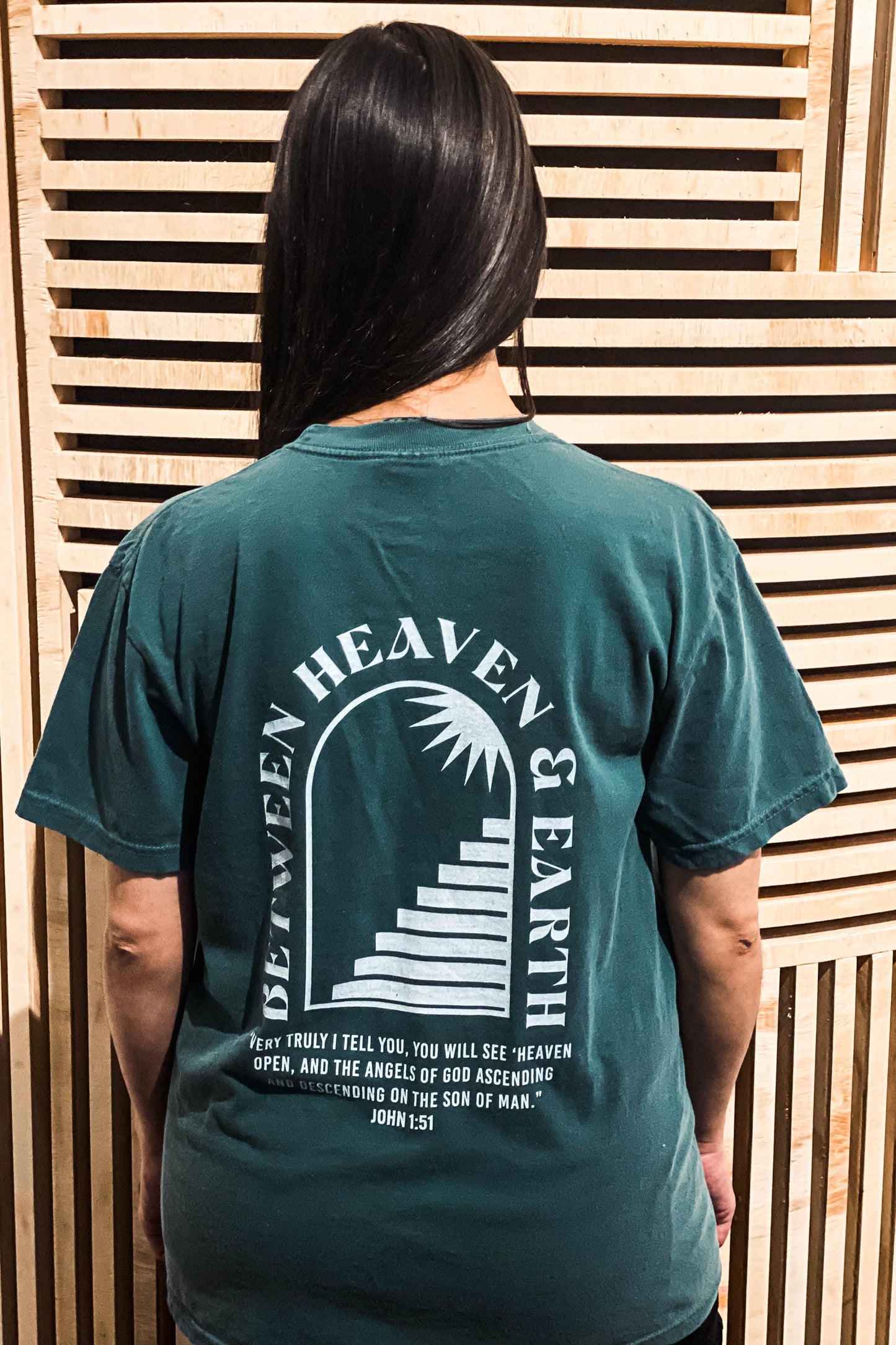 Between Heaven & Earth - Blue Spruce Tee