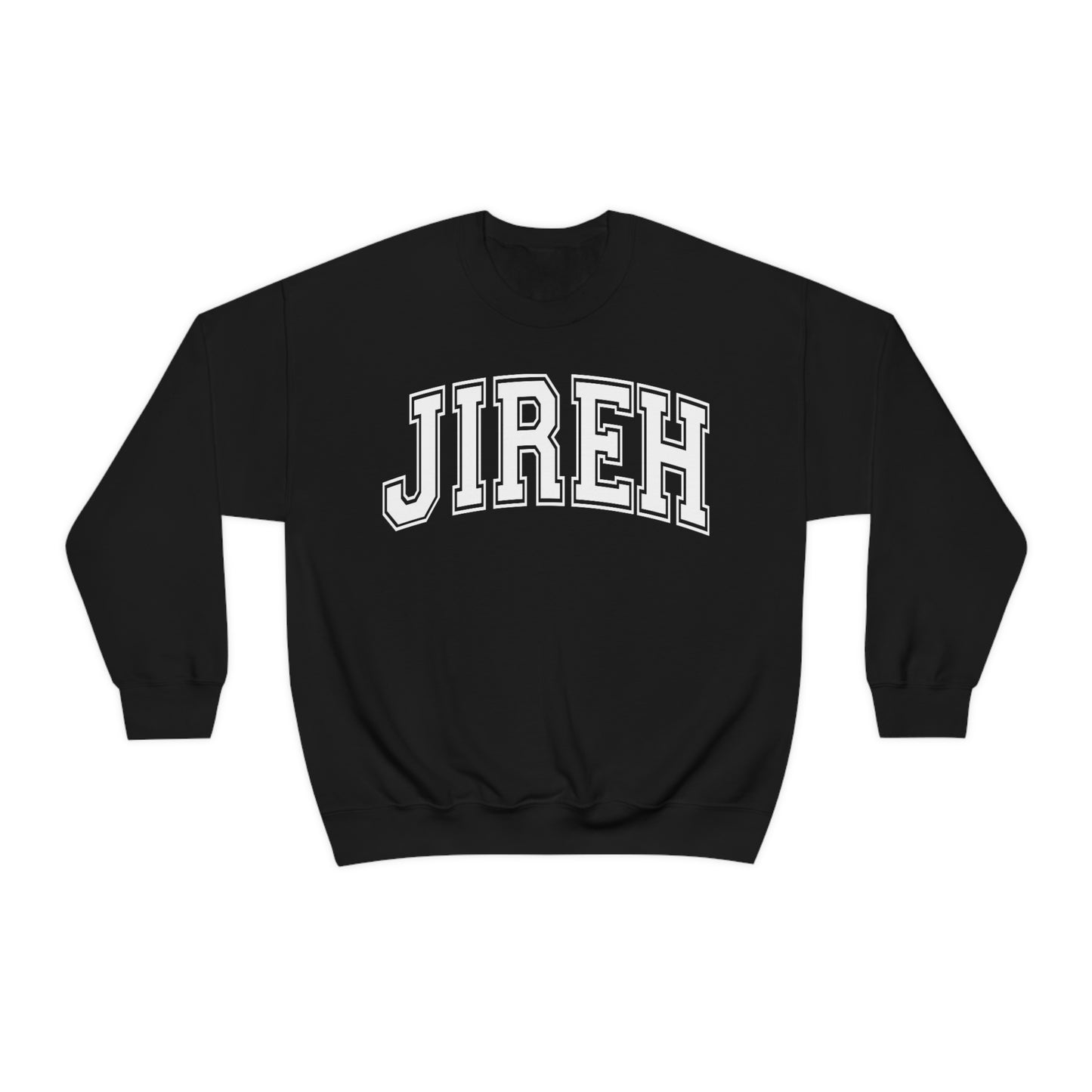 Jireh - Black Crewneck Sweatshirt