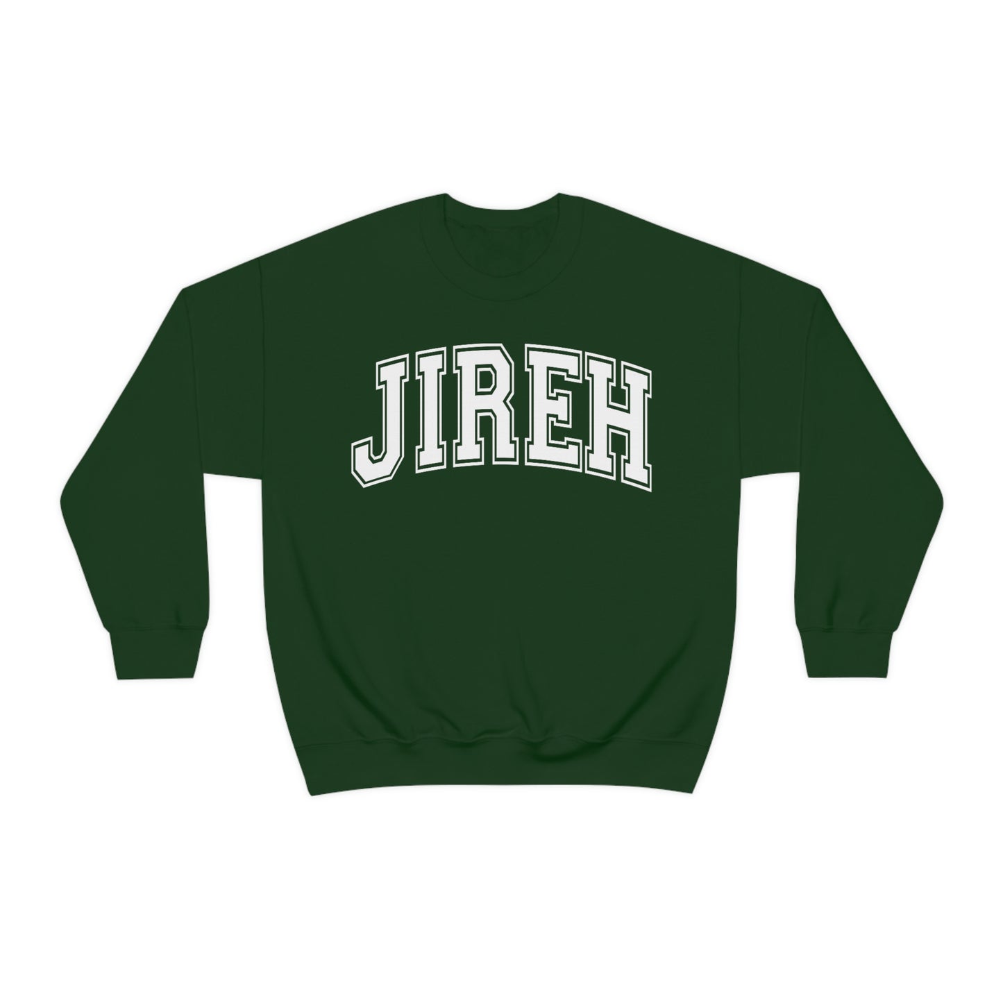 Jireh - Forest Green Crewneck Sweatshirt